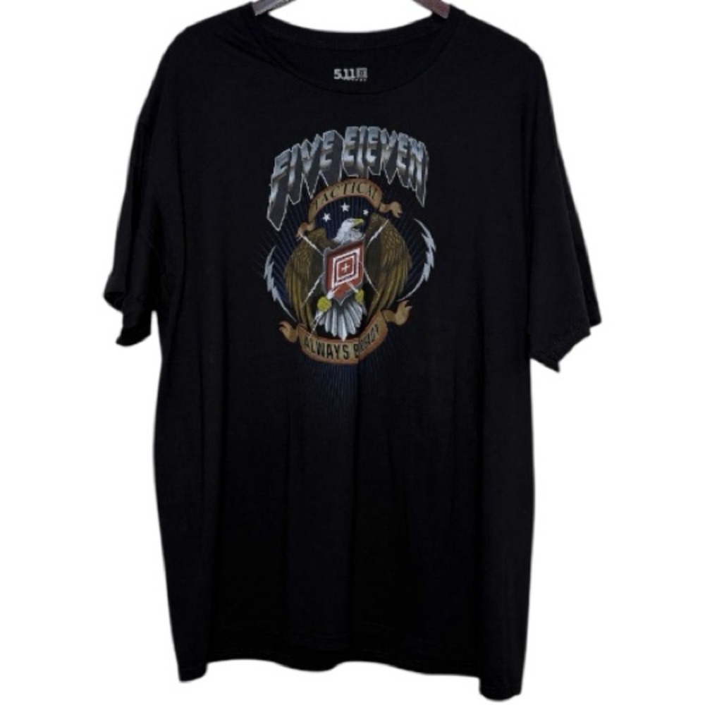 5.11 Tactical “Always Be Ready” Black Eagle Graphic Tee T-Shirt XL Like New